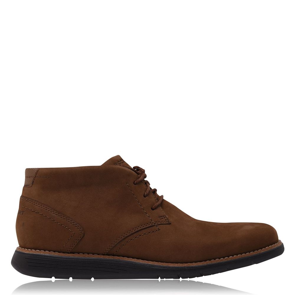 Chukka Boots Homem Rockport Total Motion Marrom,Portugal KXIQW-0971